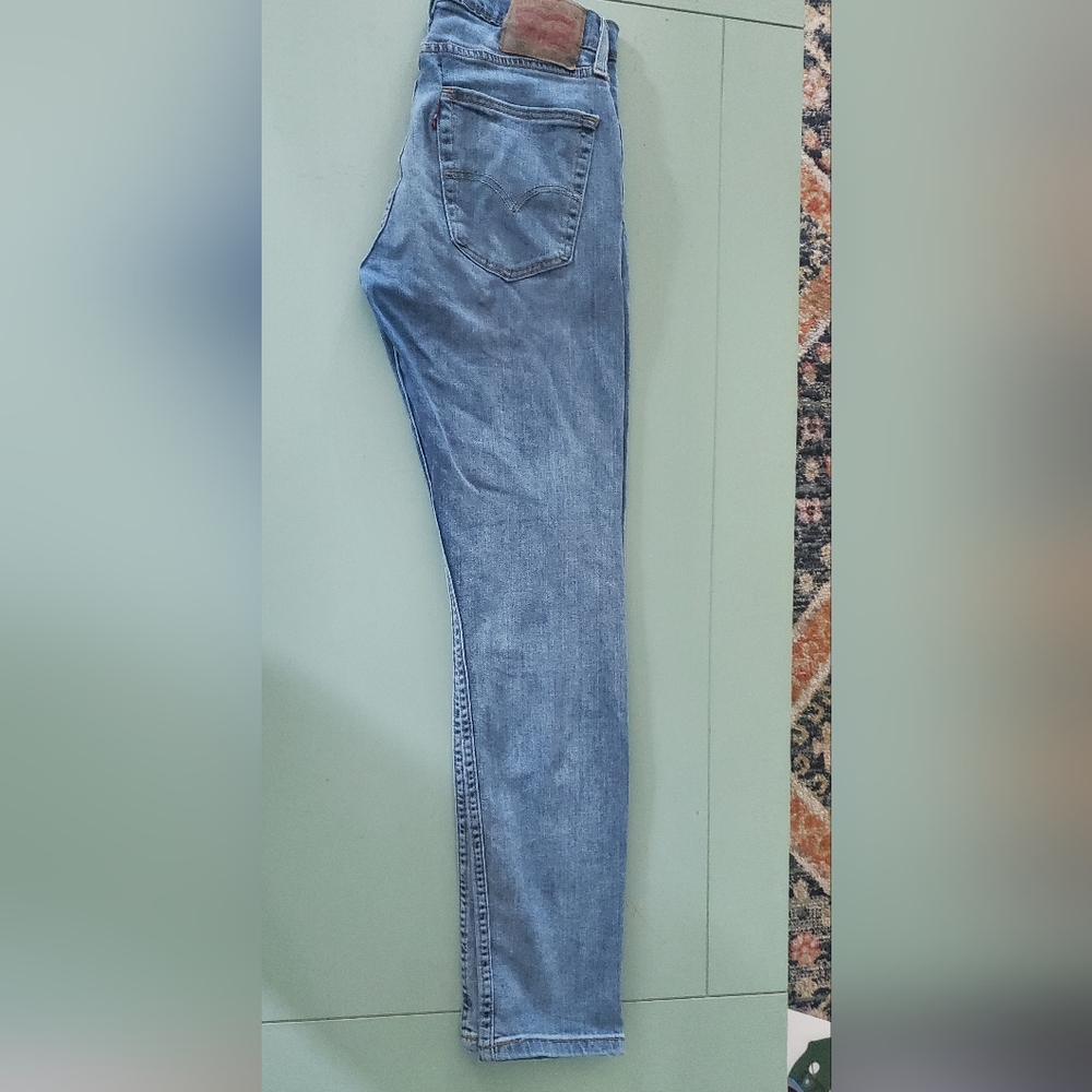 Men's Straight Blue Jeans
